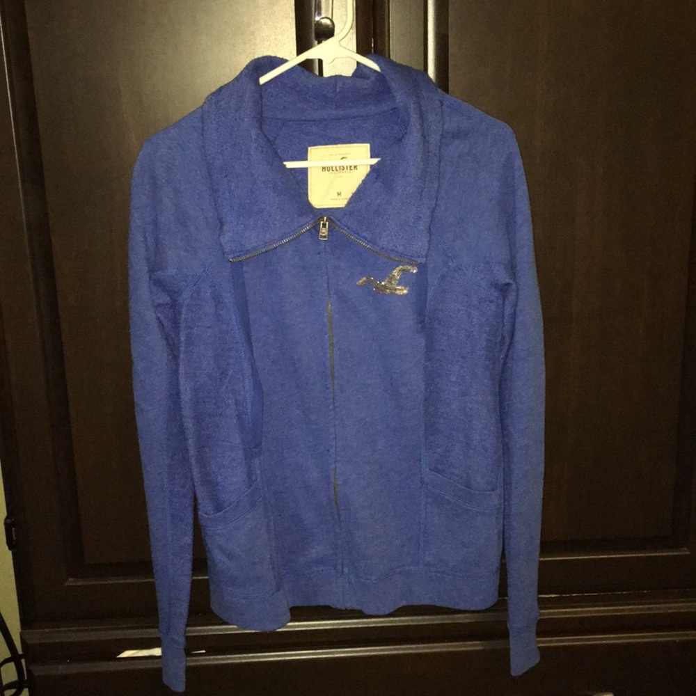 Cowlneck Zip Up Sweatshirt